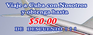 Fly to Cuba with us